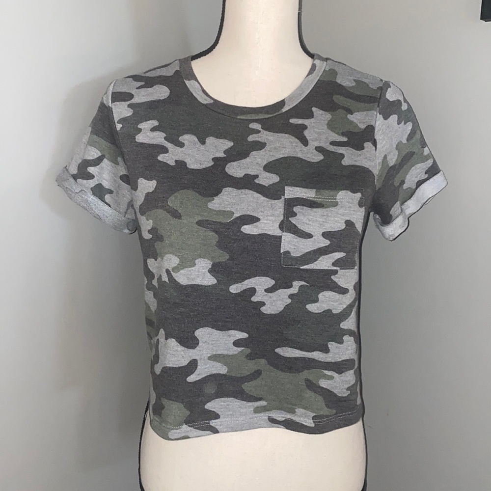 Camo Crop Top